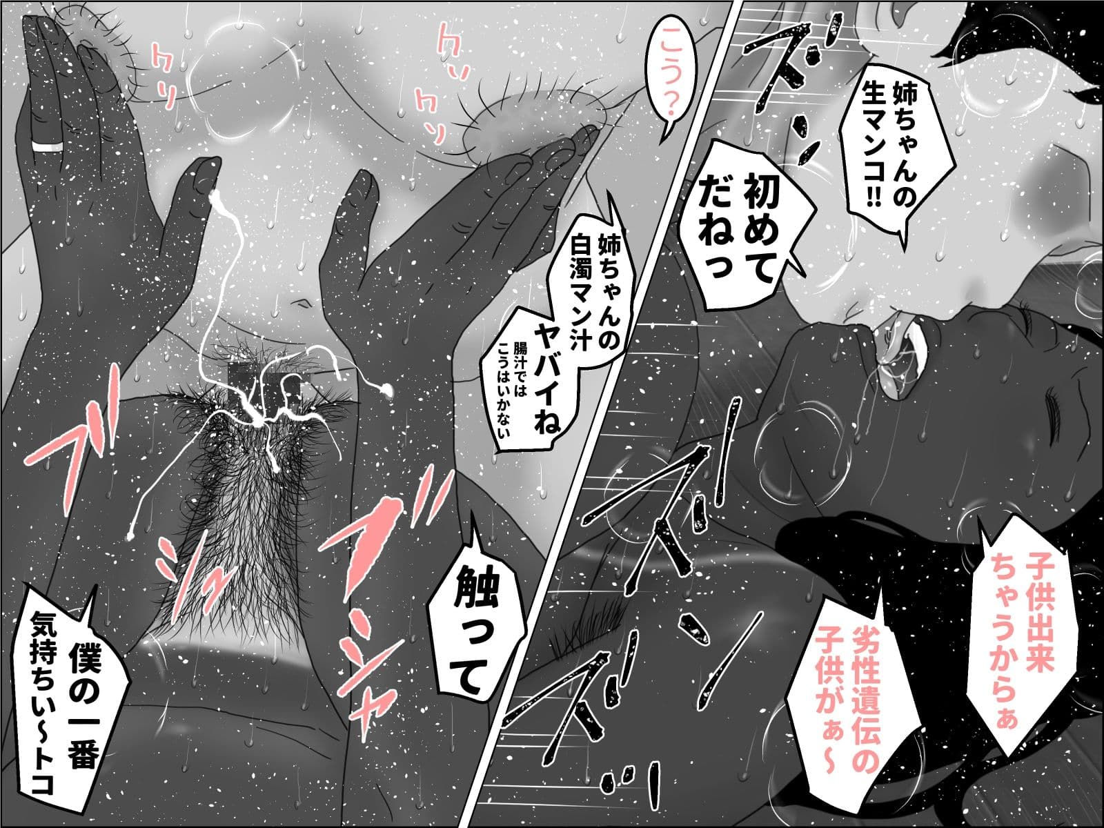 続  めおと姉弟  モノクロ版 サンプル3