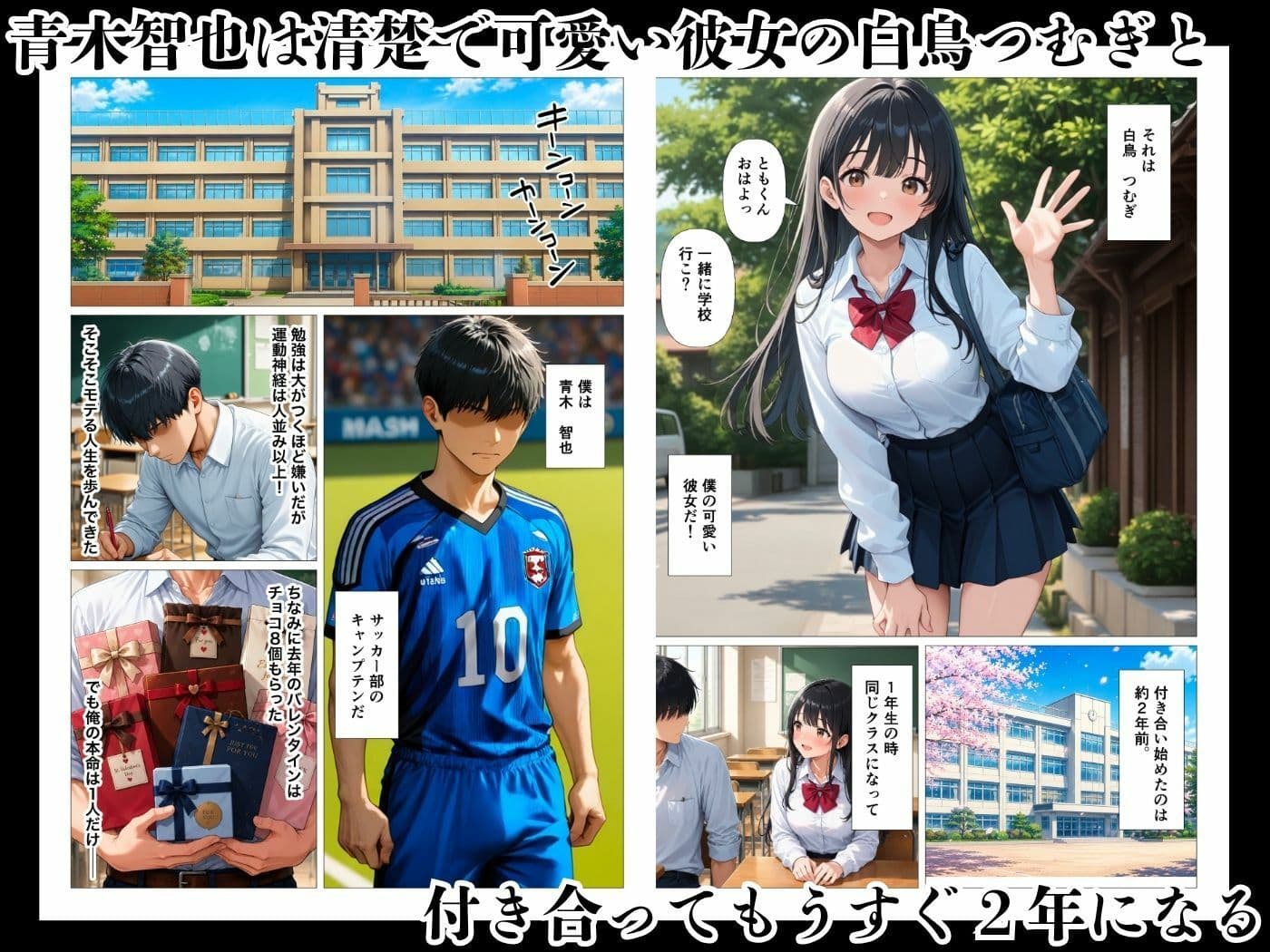 清楚彼女は処女を奪われイキ狂い寝取られる サンプル1