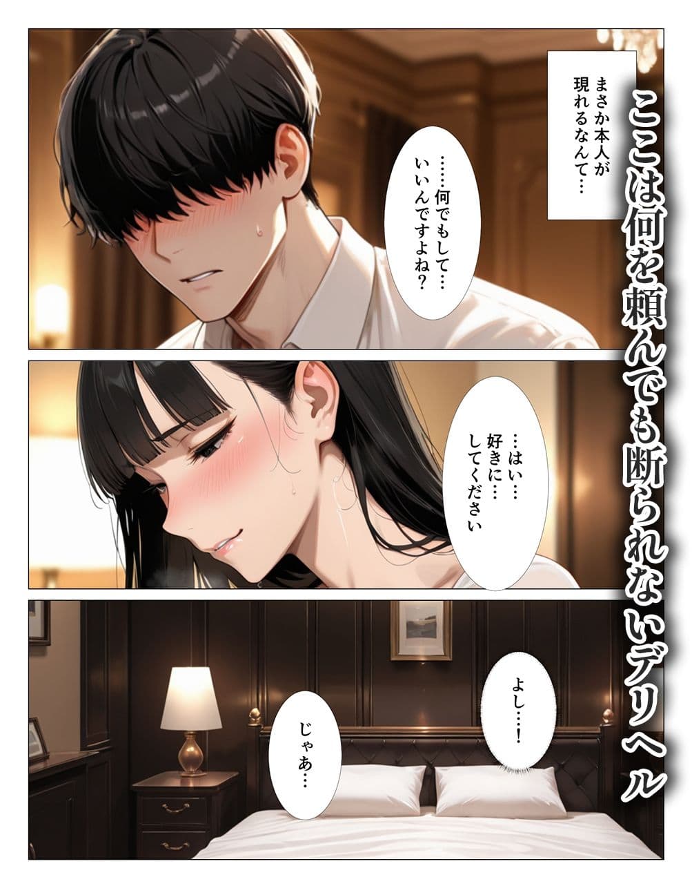 クール系上司がデリヘル嬢だったので爆乳吸って中出しした話 サンプル3