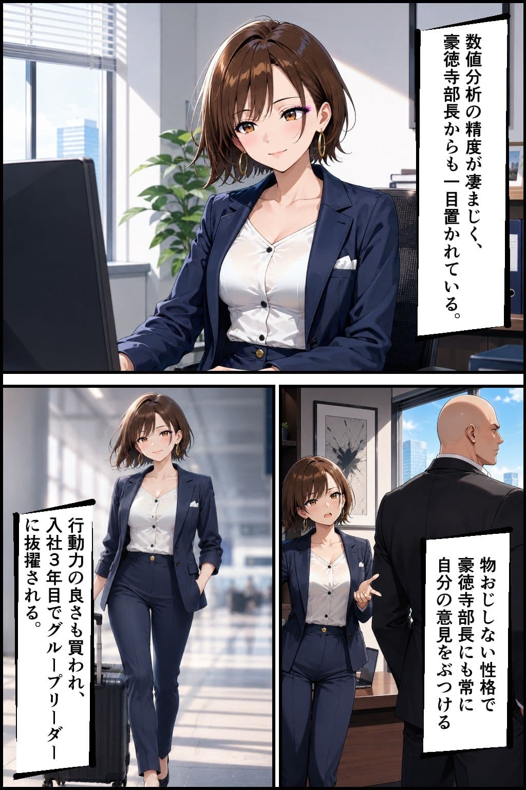 社内NTR調教 部下の彼女を奪い、極上のメスに仕立て上げる サンプル7