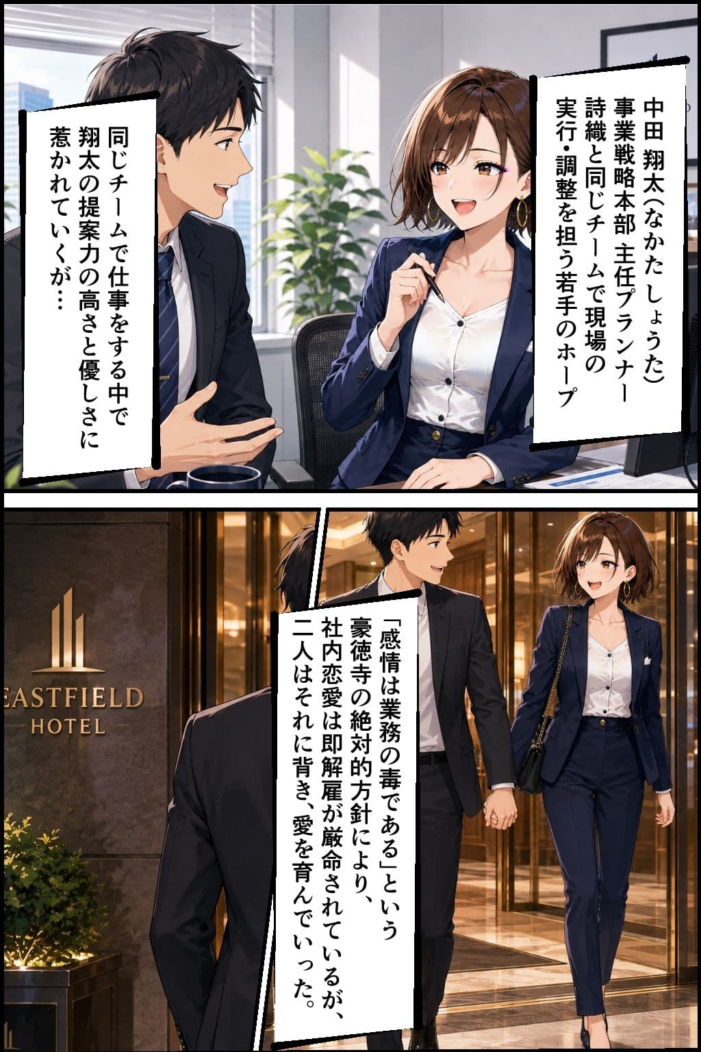 社内NTR調教 部下の彼女を奪い、極上のメスに仕立て上げる サンプル9