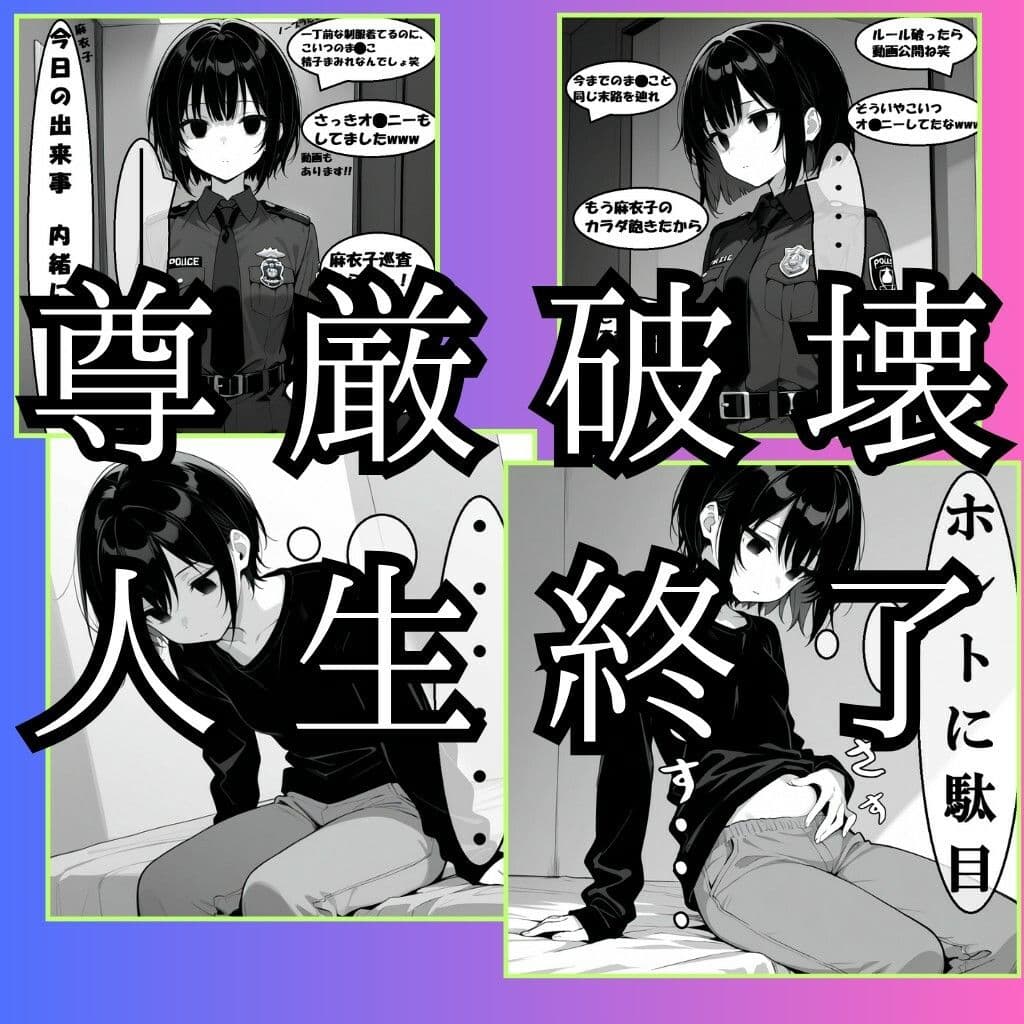 【強●妊娠/人生終了】職務中の女性警察官が誘拐され、孕ませレ●プされ続ける鬼畜胸糞物語（後編） サンプル7