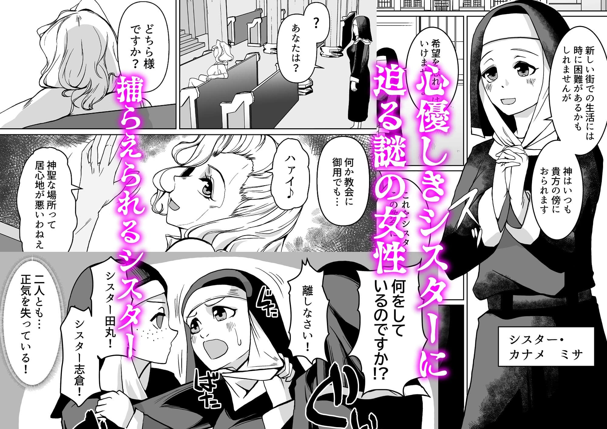 敗北への誘惑  ふたなりシスターV.Sねぶりヒトデ サンプル1