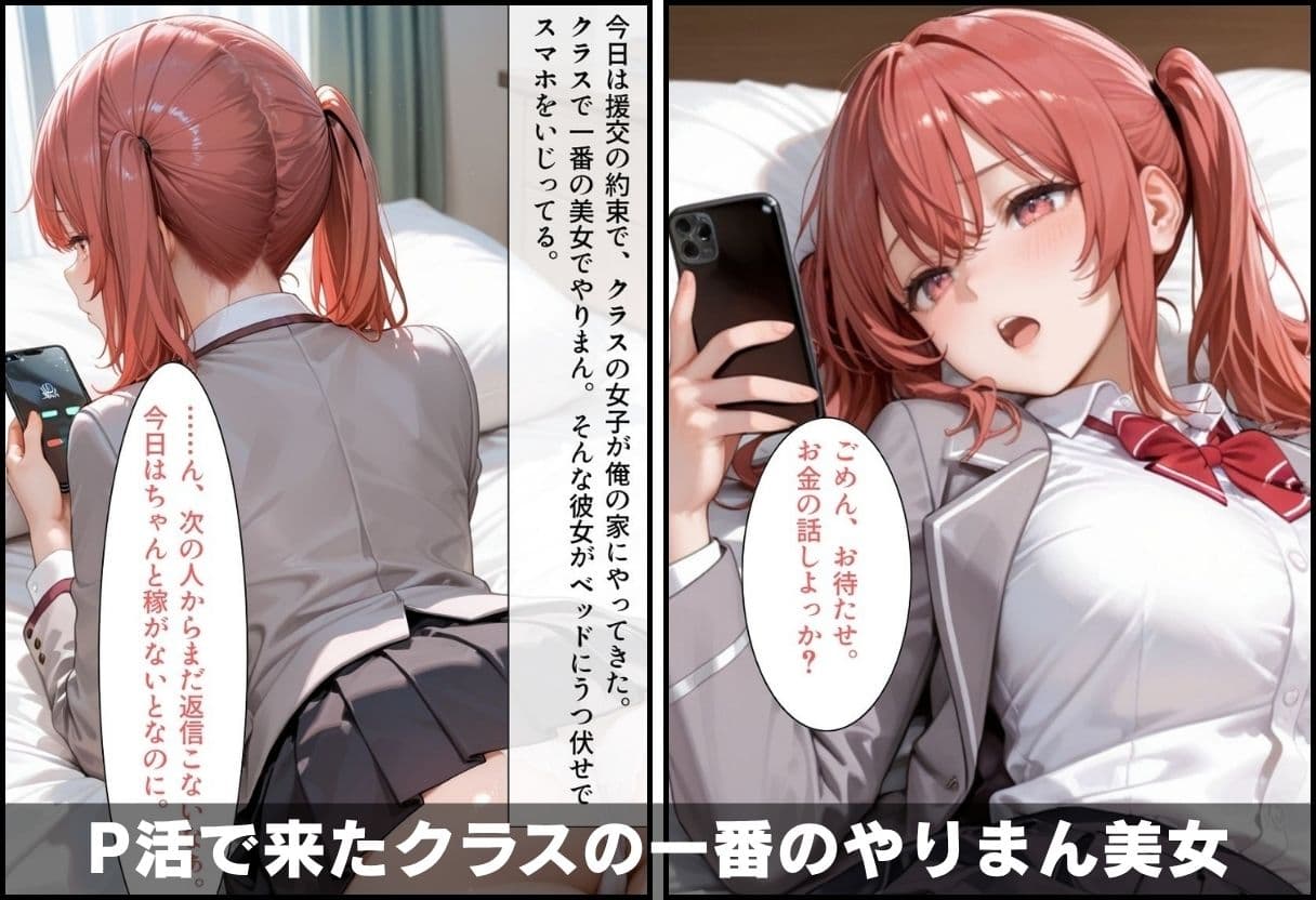 パパ活やりまん女子校生 〜約束は挿入だけなのに孕ませ本番中出しセックス〜 サンプル1