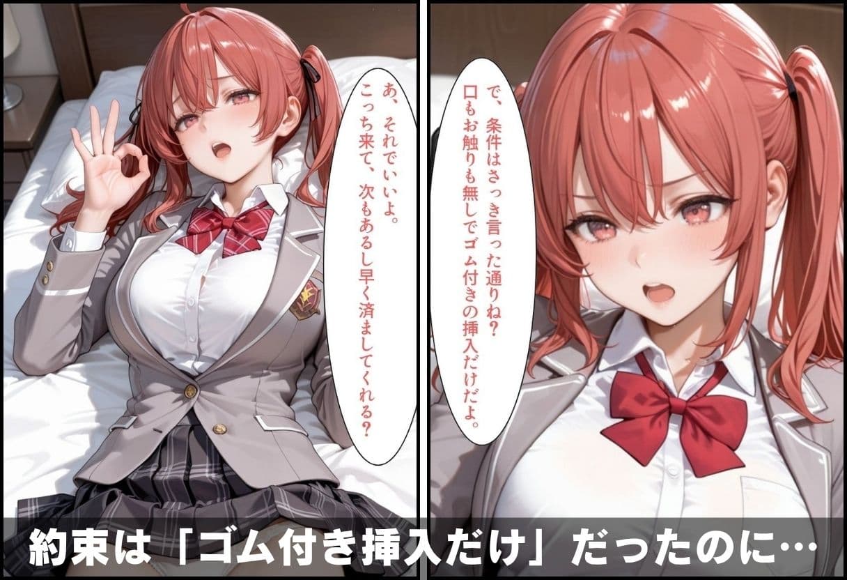 パパ活やりまん女子校生 〜約束は挿入だけなのに孕ませ本番中出しセックス〜 サンプル2