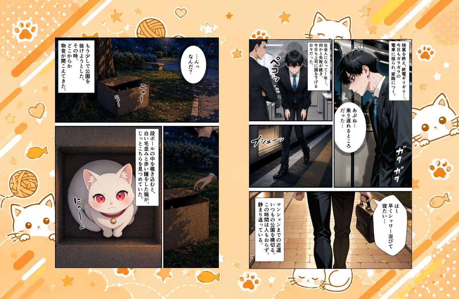 拾われた猫はご主人様に恩返しがしたい サンプル1