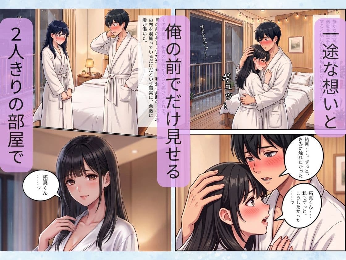 止まない雨と、終わらない初恋。〜大学生になった幼馴染と結ばれる夜〜 サンプル8