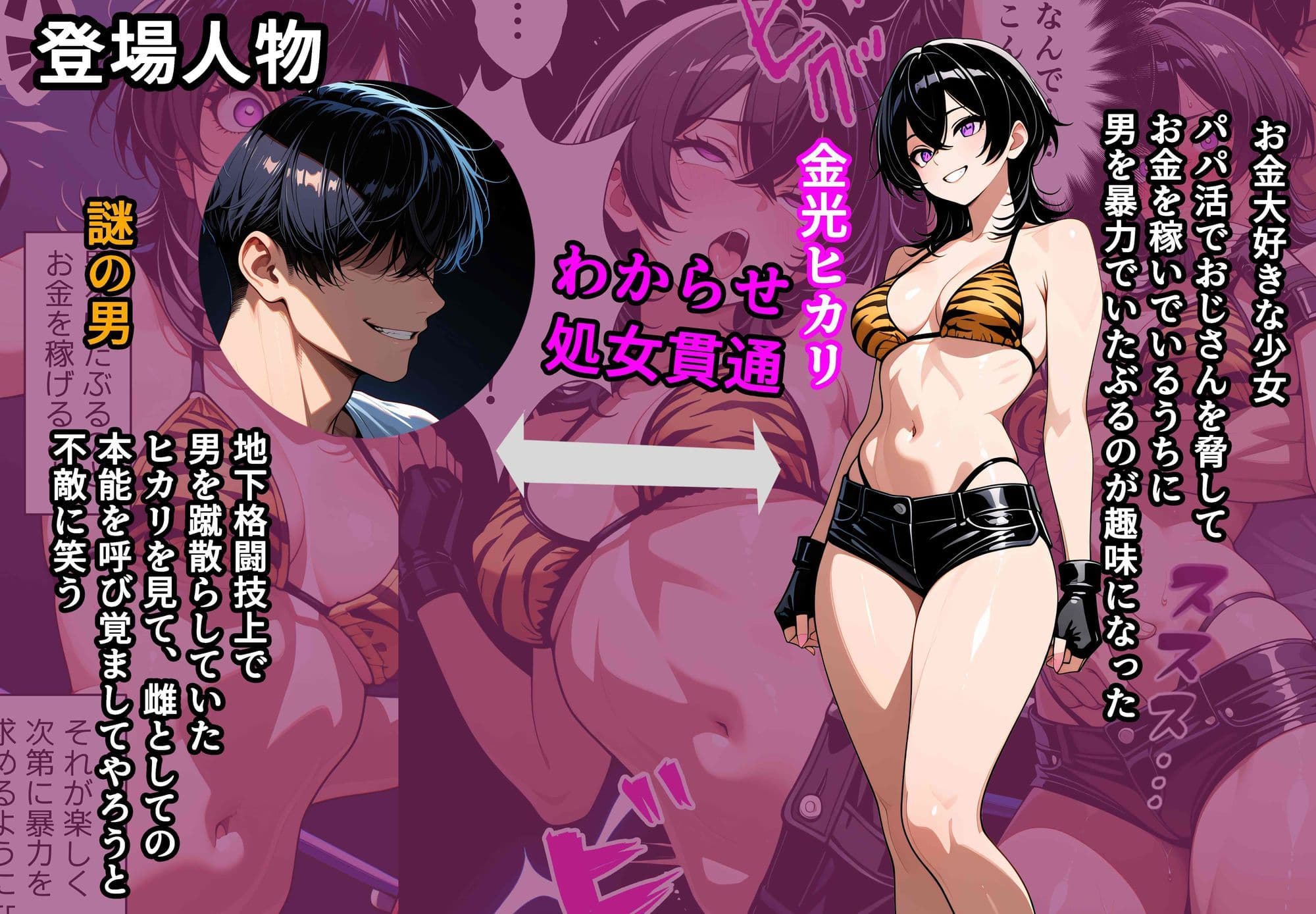 格闘少女わからせ快楽堕ち サンプル1