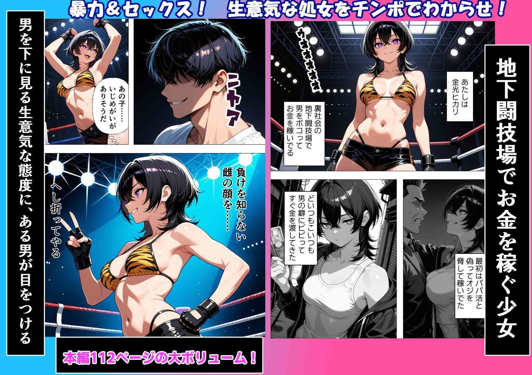 格闘少女わからせ快楽堕ち サンプル2