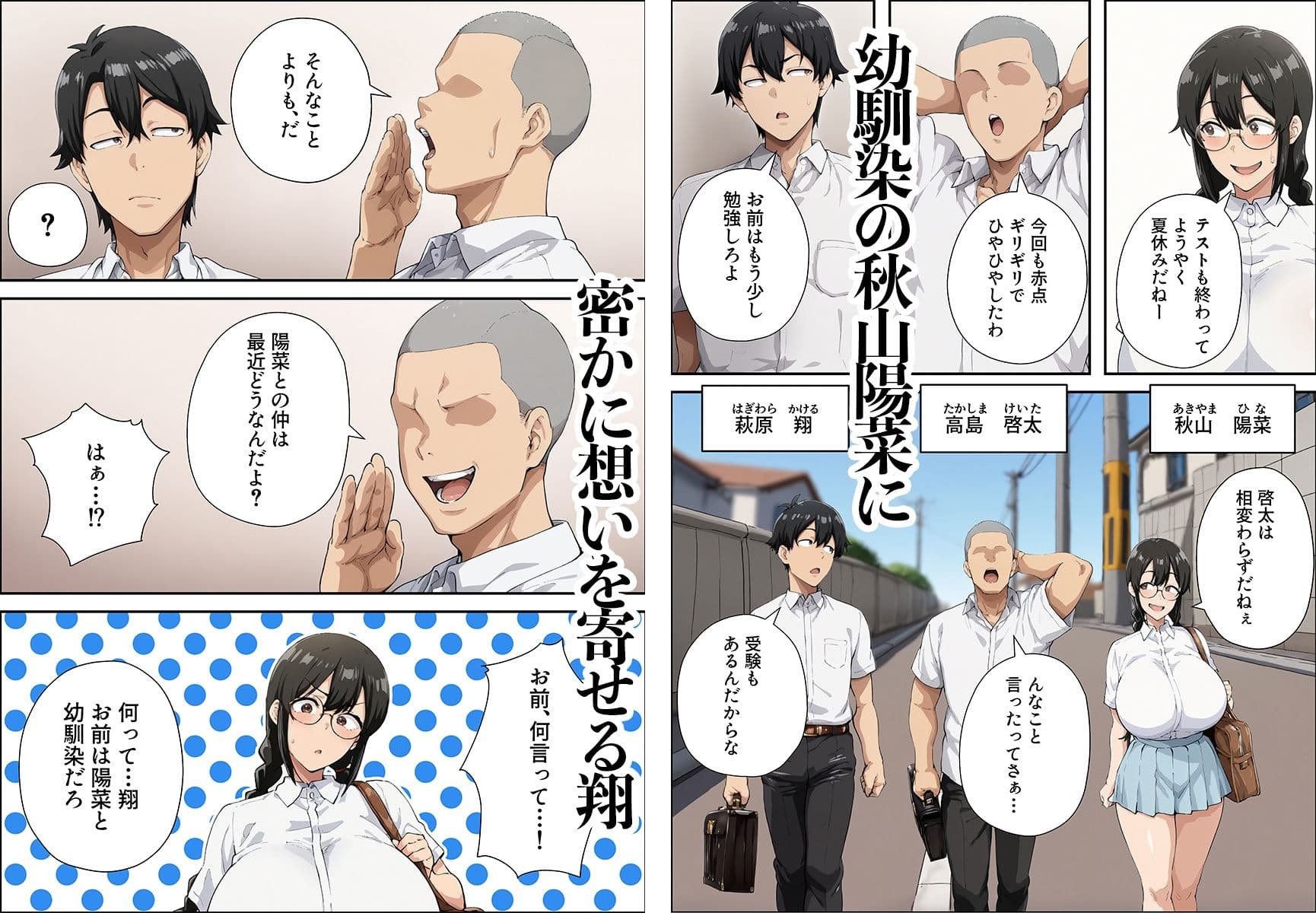 夏が終わる前に告白するから〜地味な幼馴染は絶倫巨根に堕ちる〜 サンプル1