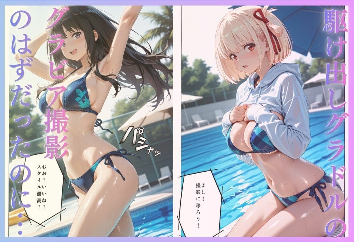 「君は絶対に売れるよ」甘い言葉で誘われたグラドルが、知らないうちにAVデビューさせられていた話 サンプル1