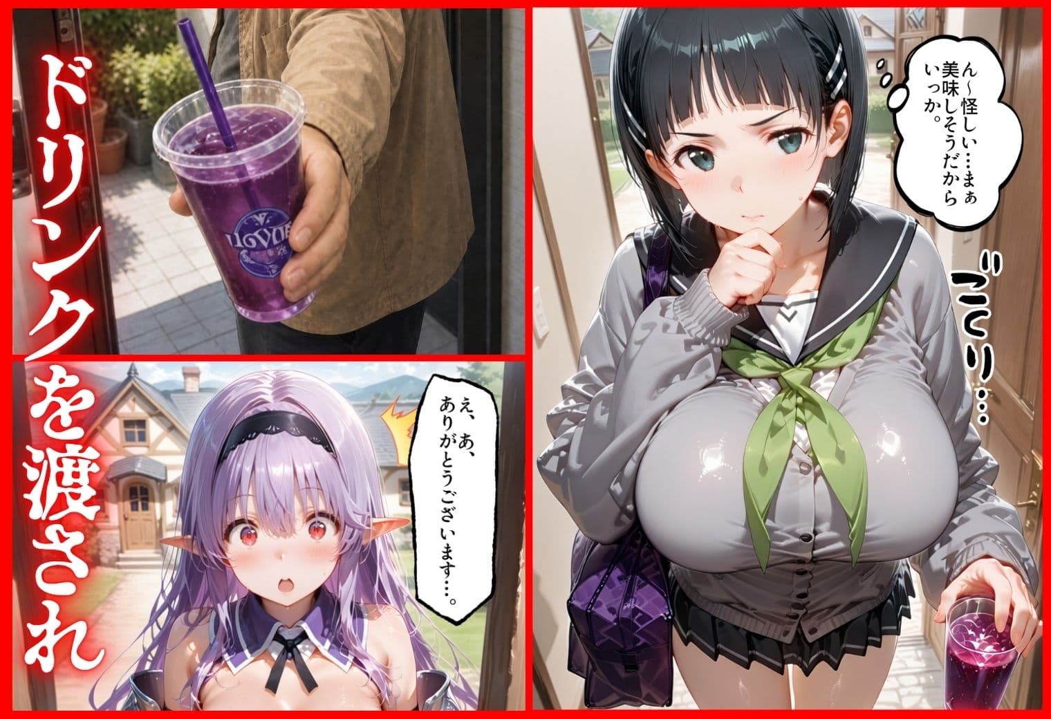 怪しいドリンクで眠っている間に孕ませSEXした話  Vol.2 サンプル4