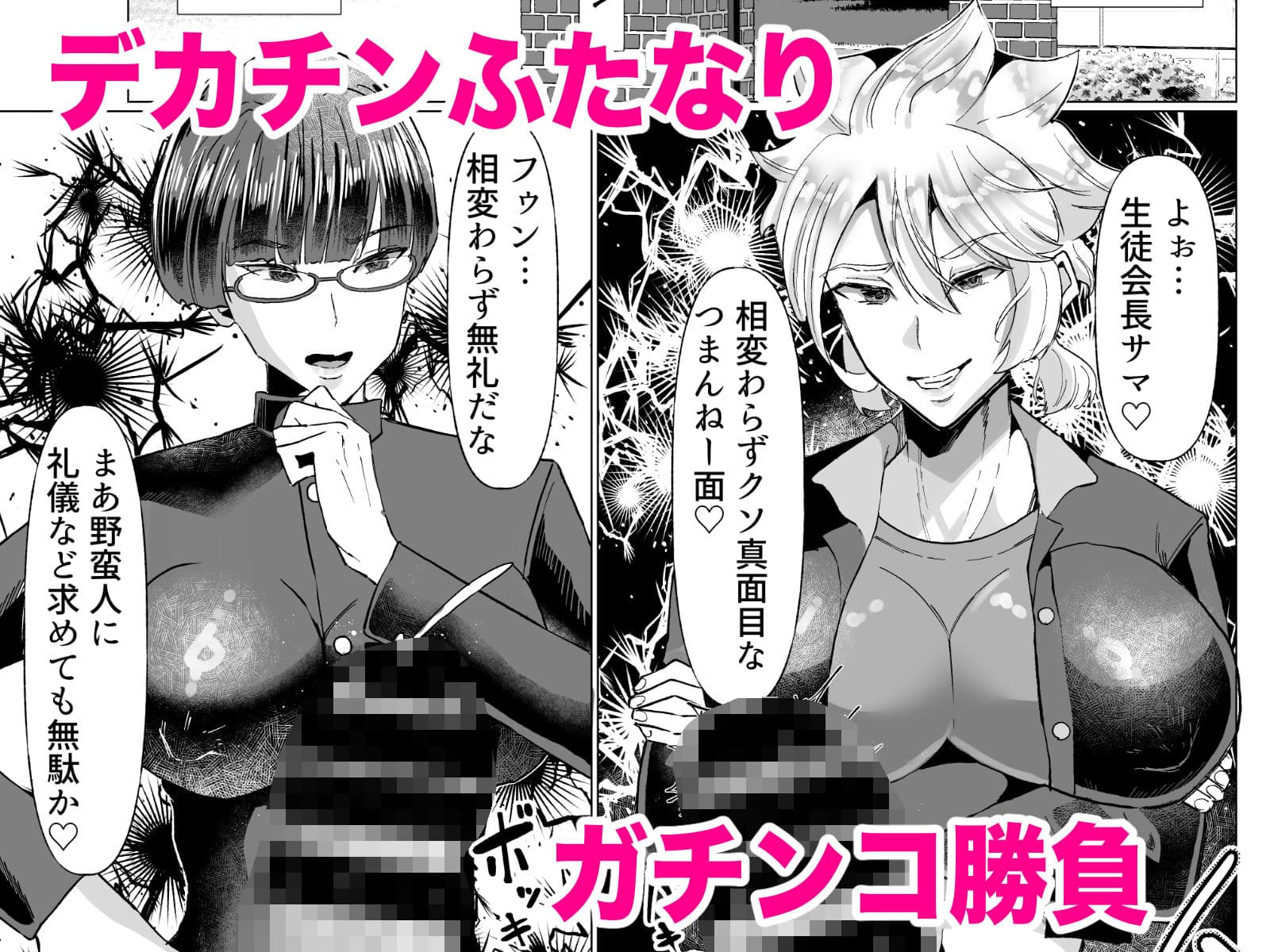 お前にだけはゼッタイ負けないッ〜ヤンキーVS生徒会長ガチンコ勝負 サンプル1