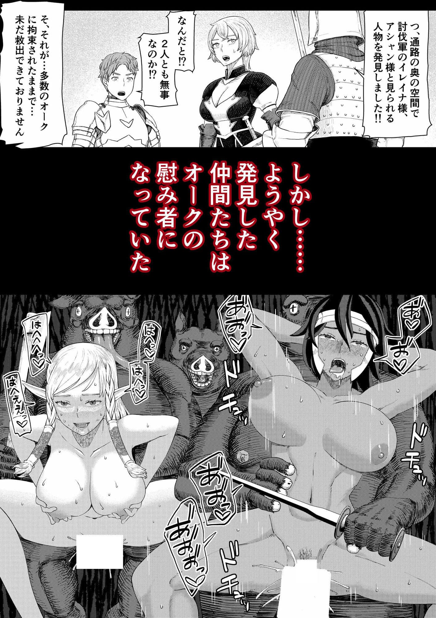 【女騎士異種姦NTR】シクリとリカール 第1巻 サンプル2