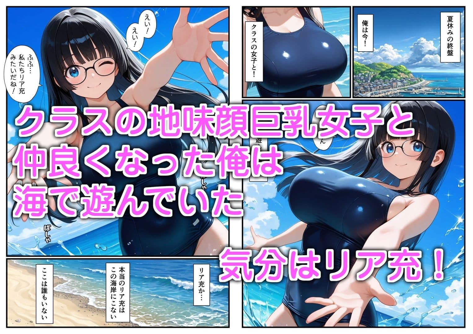 クラスの地味顔巨乳とセフレになった3 〜赤ちゃんごっこ編〜 サンプル1
