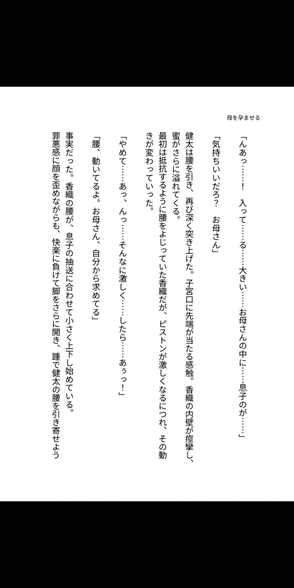 母を孕ませるタイムリープ 〜最愛の母親を堕とし、子宮に俺の種を植え付ける〜 サンプル2