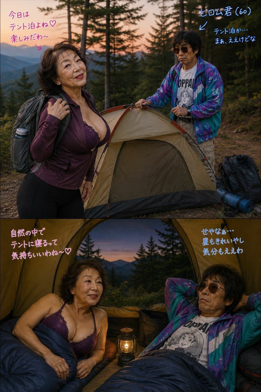 妙子（タエコ）と弘（ヒロム）16 妙子と弘の軽登山編 サンプル4