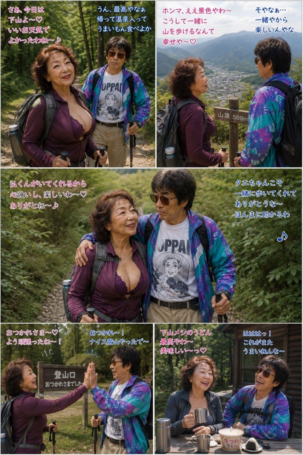 妙子（タエコ）と弘（ヒロム）16 妙子と弘の軽登山編 サンプル6