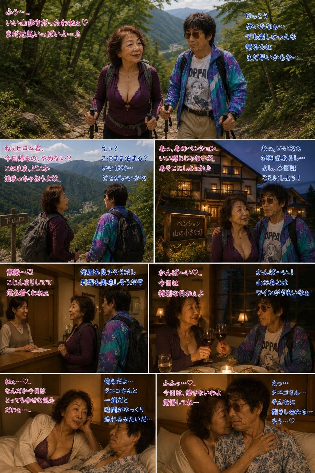 妙子（タエコ）と弘（ヒロム）16 妙子と弘の軽登山編 サンプル9