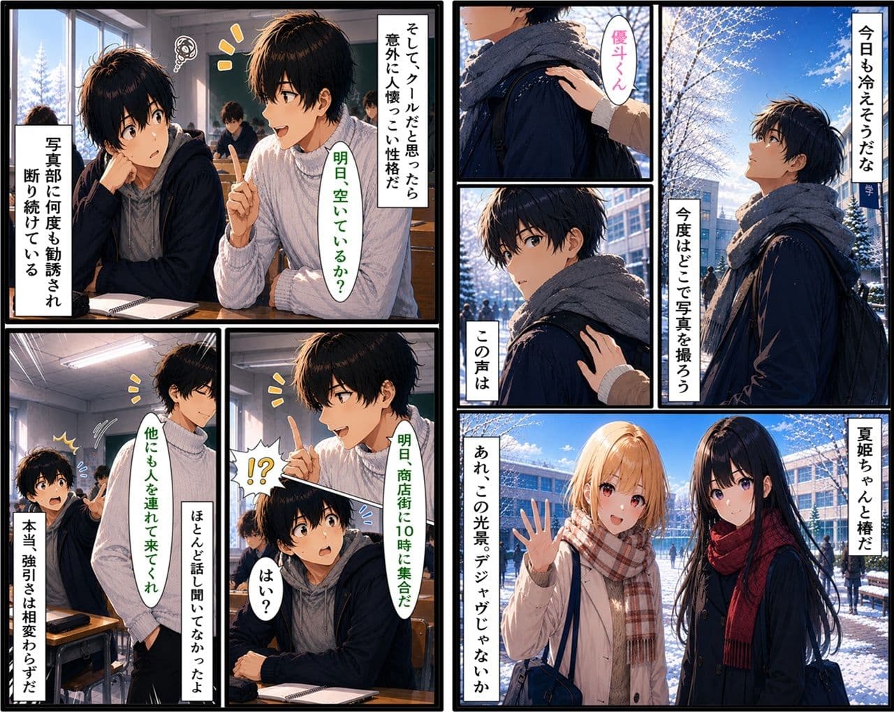 無防備すぎる同級生に、理性が追いつかなかった話 第17話「サンタ姿の君と、特別なクリスマス」 サンプル1