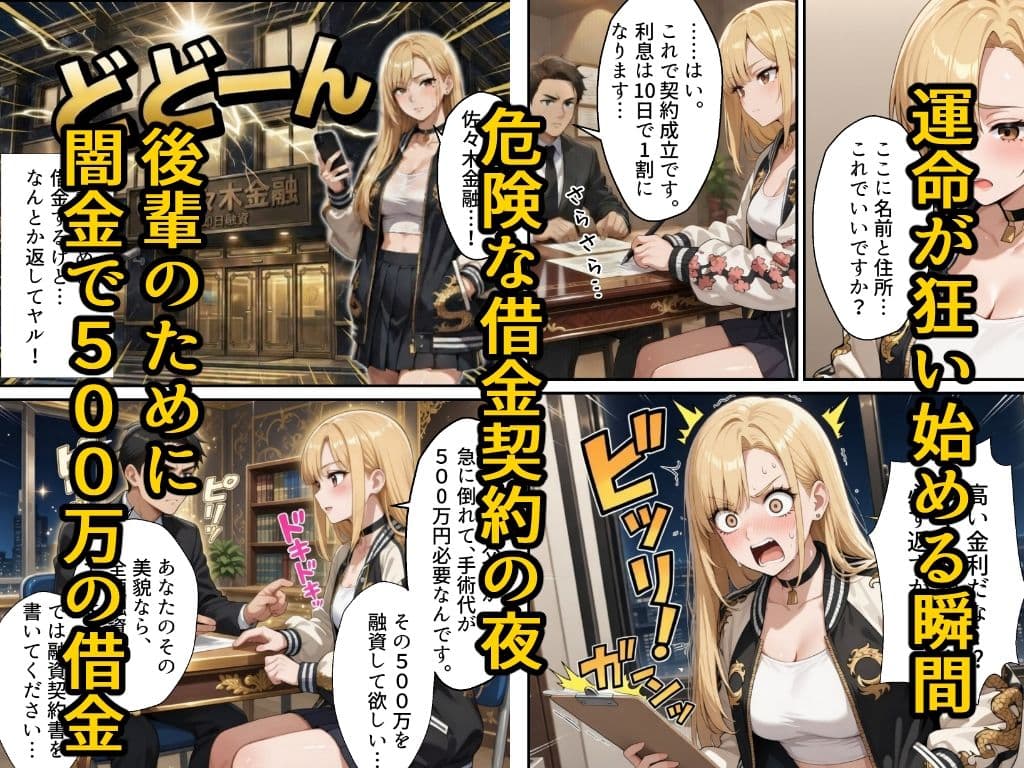 【高画質版】借金ツンデレヤンキーの快楽返済 〜コテコテ闇金ヤクザとの甘い夜〜 サンプル3