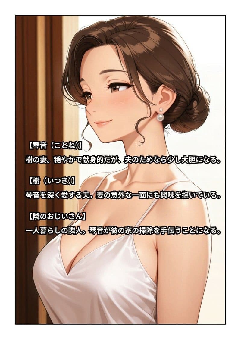 今日はお隣さんに行ってきます サンプル1