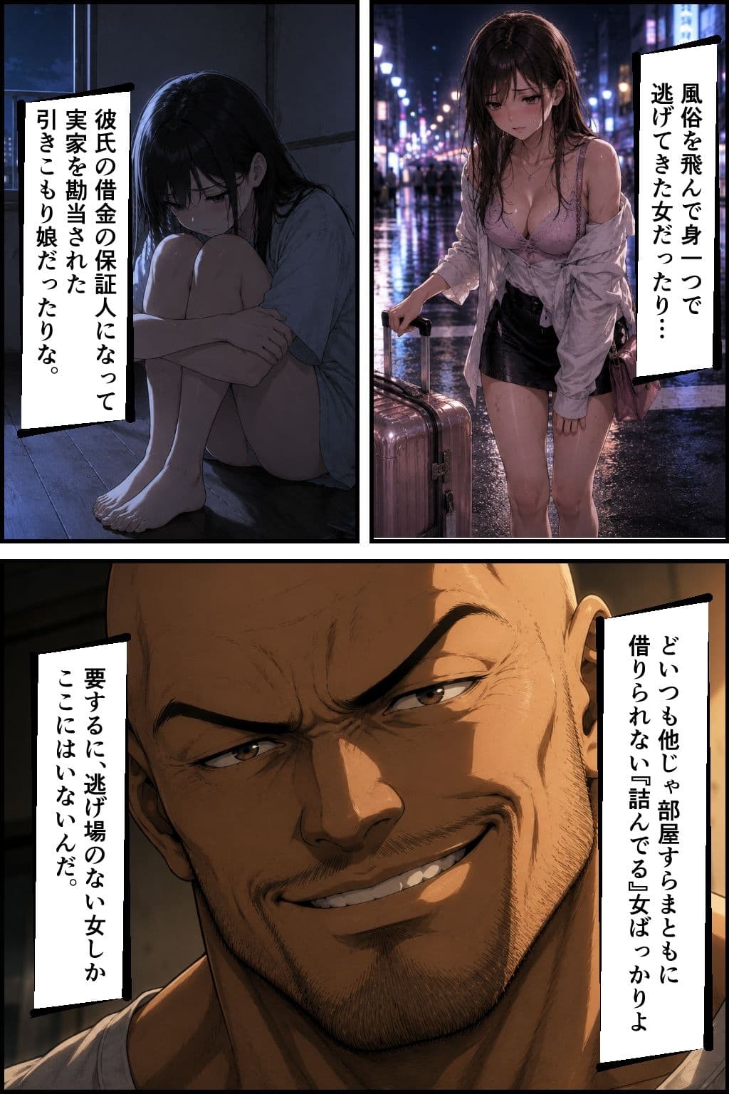訳あり美女限定アパート！逃場無犯荘  大家に調教される逃亡メスたち  橘葵編 サンプル4