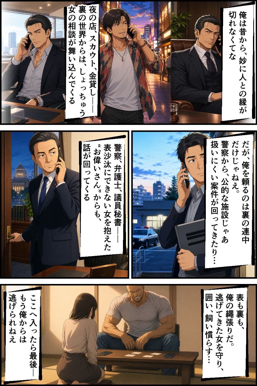 訳あり美女限定アパート！逃場無犯荘  大家に調教される逃亡メスたち  橘葵編 サンプル5