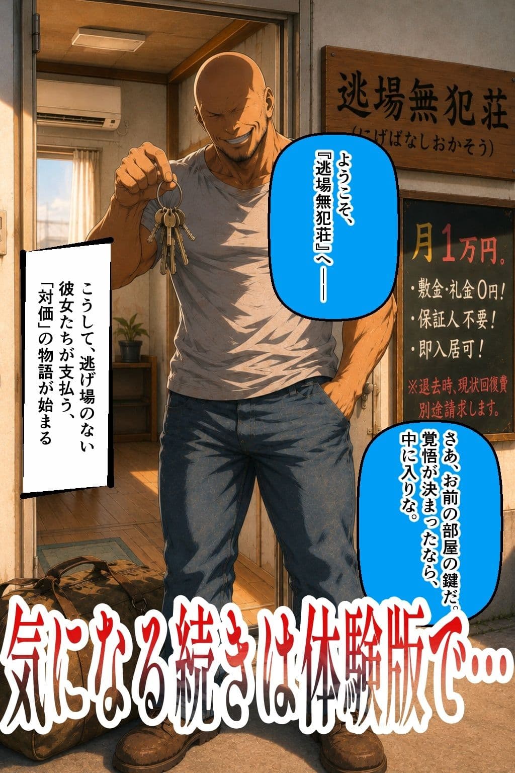 訳あり美女限定アパート！逃場無犯荘  大家に調教される逃亡メスたち  橘葵編 サンプル7