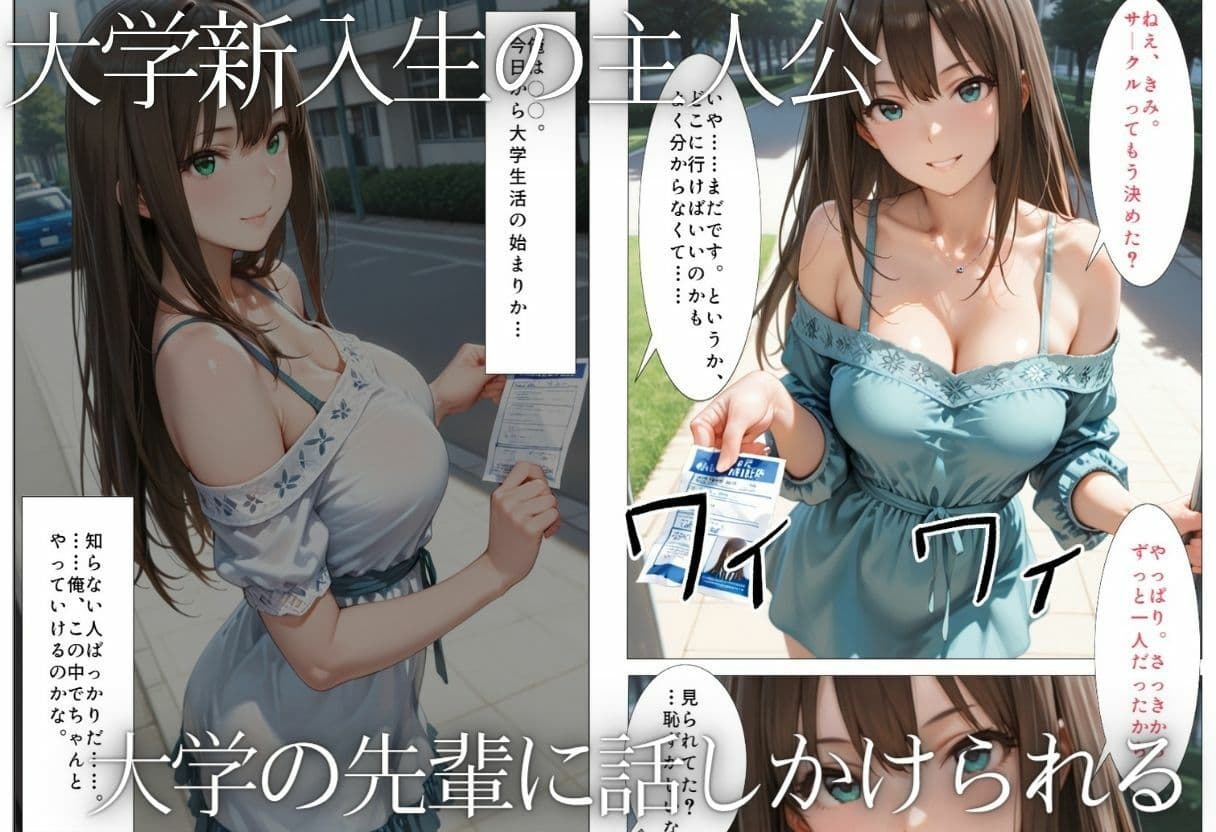 先輩、近くないですか？  距離感の近い美人先輩と純愛イチャラブSEX サンプル2