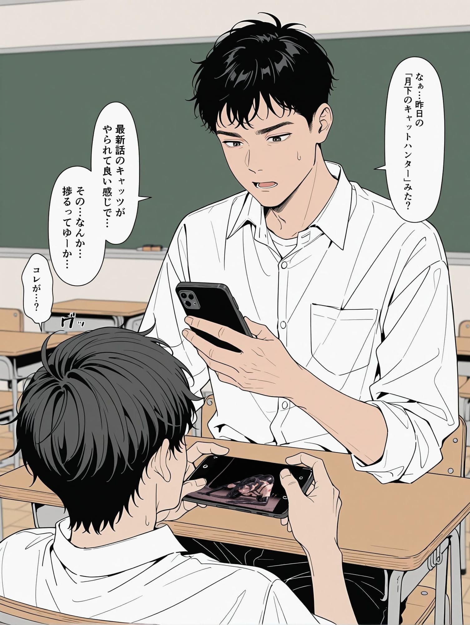 推しアニメが同じだっただけなのに サンプル2
