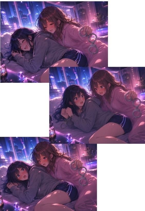 くすぐりあいっこ  レズの親友に我慢ゲームの敗者は拘束されて・・・ サンプル5