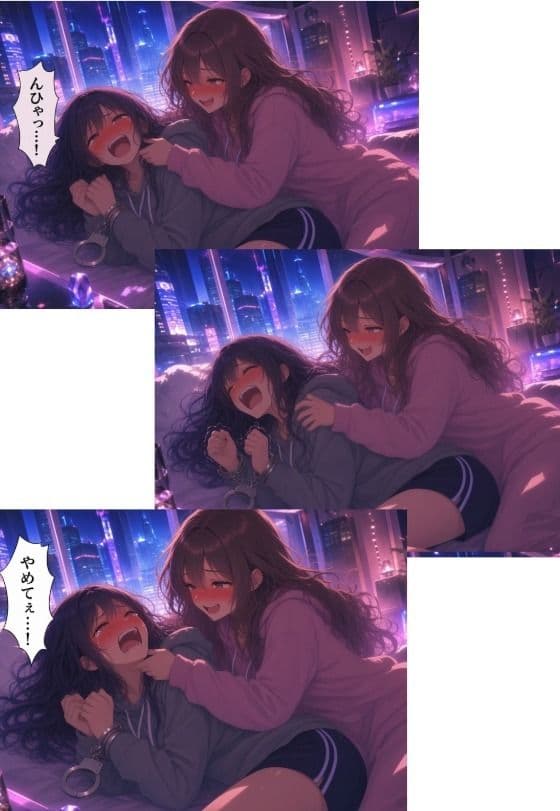 くすぐりあいっこ  レズの親友に我慢ゲームの敗者は拘束されて・・・ サンプル6