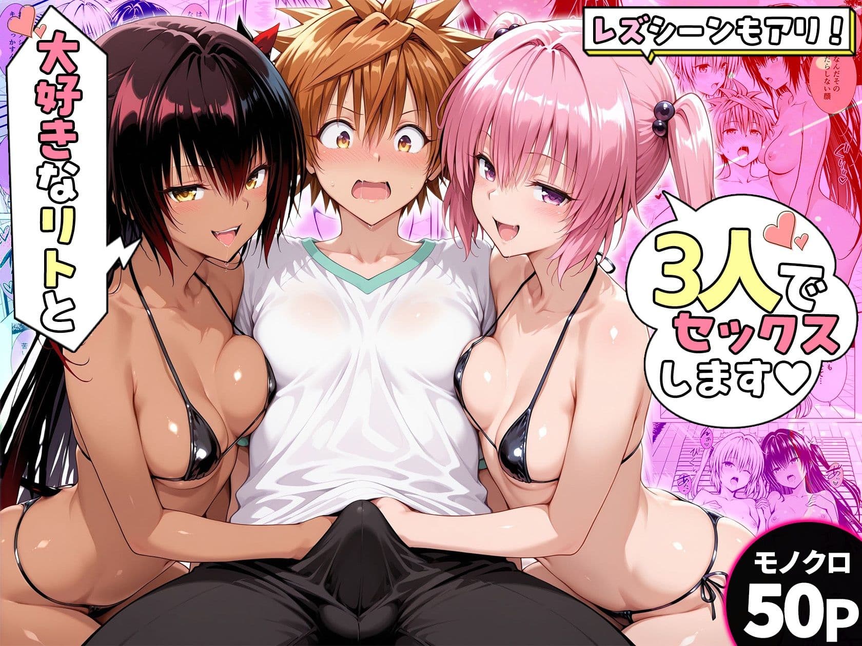大好きなヒトと3人でセックスします！  総集編 サンプル7