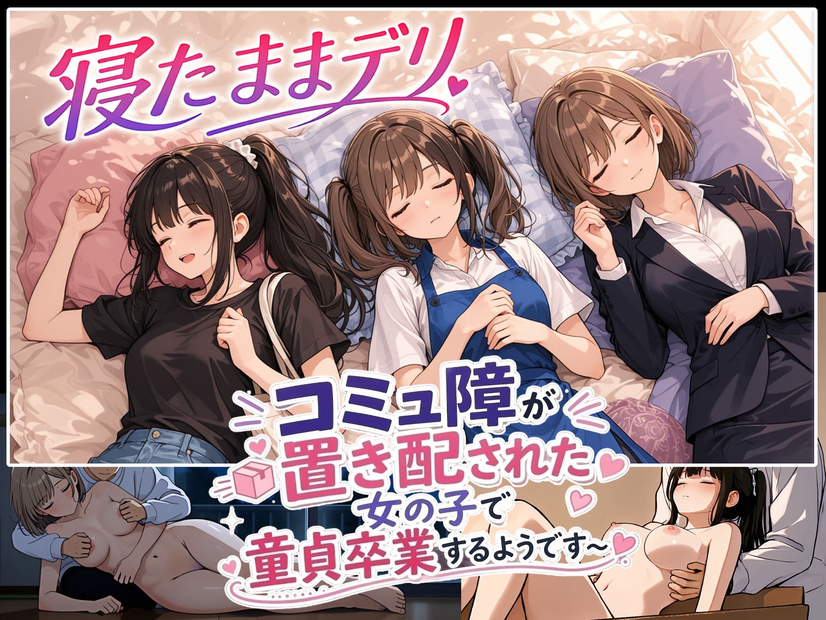 寝たままデリ 〜コミュ障が置き配された女の子で童貞卒業するようです〜 サンプル7