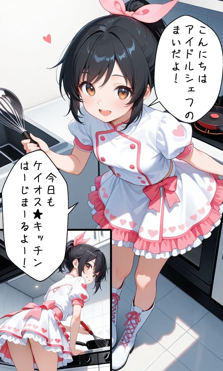 ザコ乳首シリーズ アイドルシェフ まいちゃん サンプル1