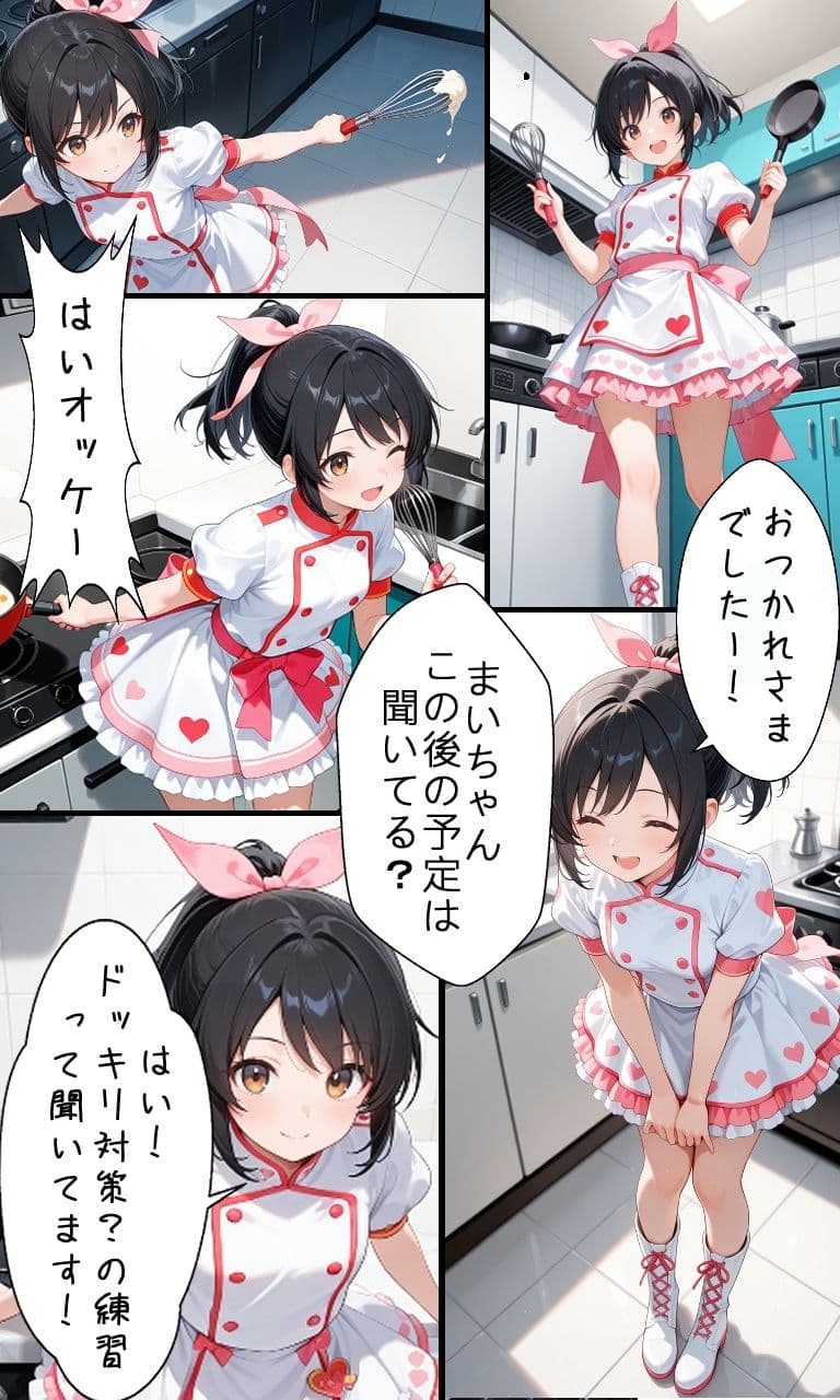 ザコ乳首シリーズ アイドルシェフ まいちゃん サンプル2