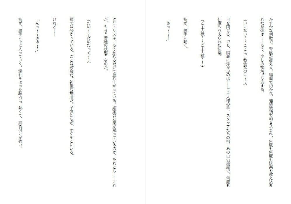 肉便器シスター〜聖女は快楽に堕ち、家畜となる〜 サンプル5