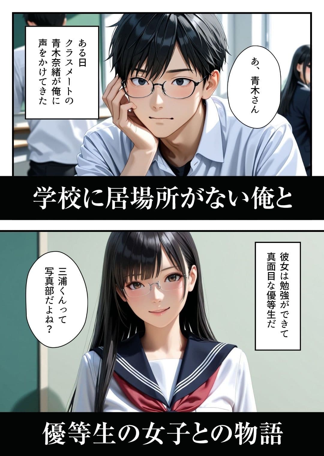 眼鏡の女 サンプル2