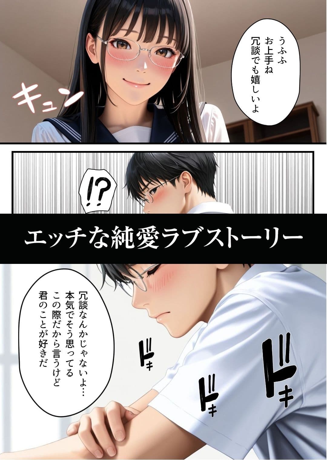 眼鏡の女 サンプル5