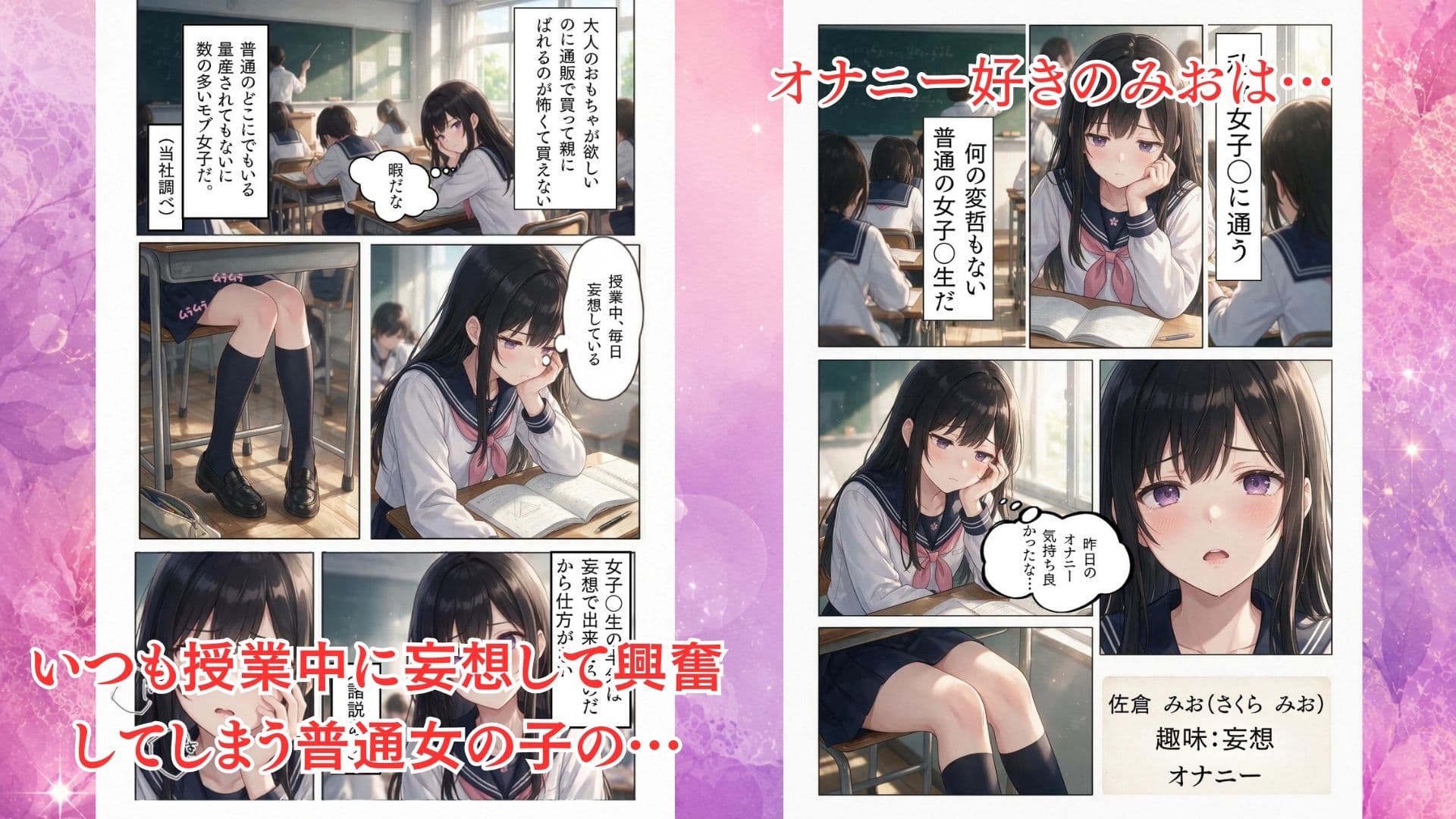 ほんとにあった興奮したオナニー日記1 サンプル1