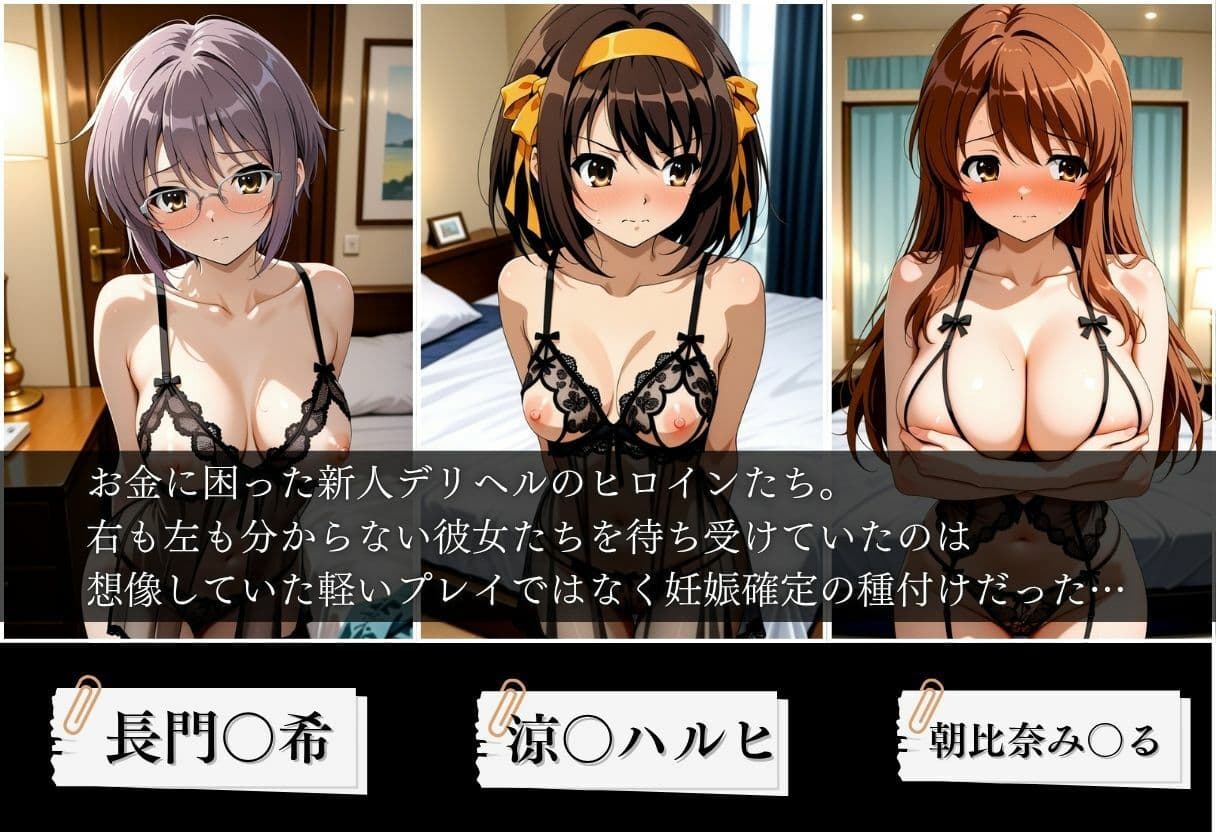 新人デリヘル嬢に無許可中出しした話 涼〇ハルヒの憂鬱編 サンプル1