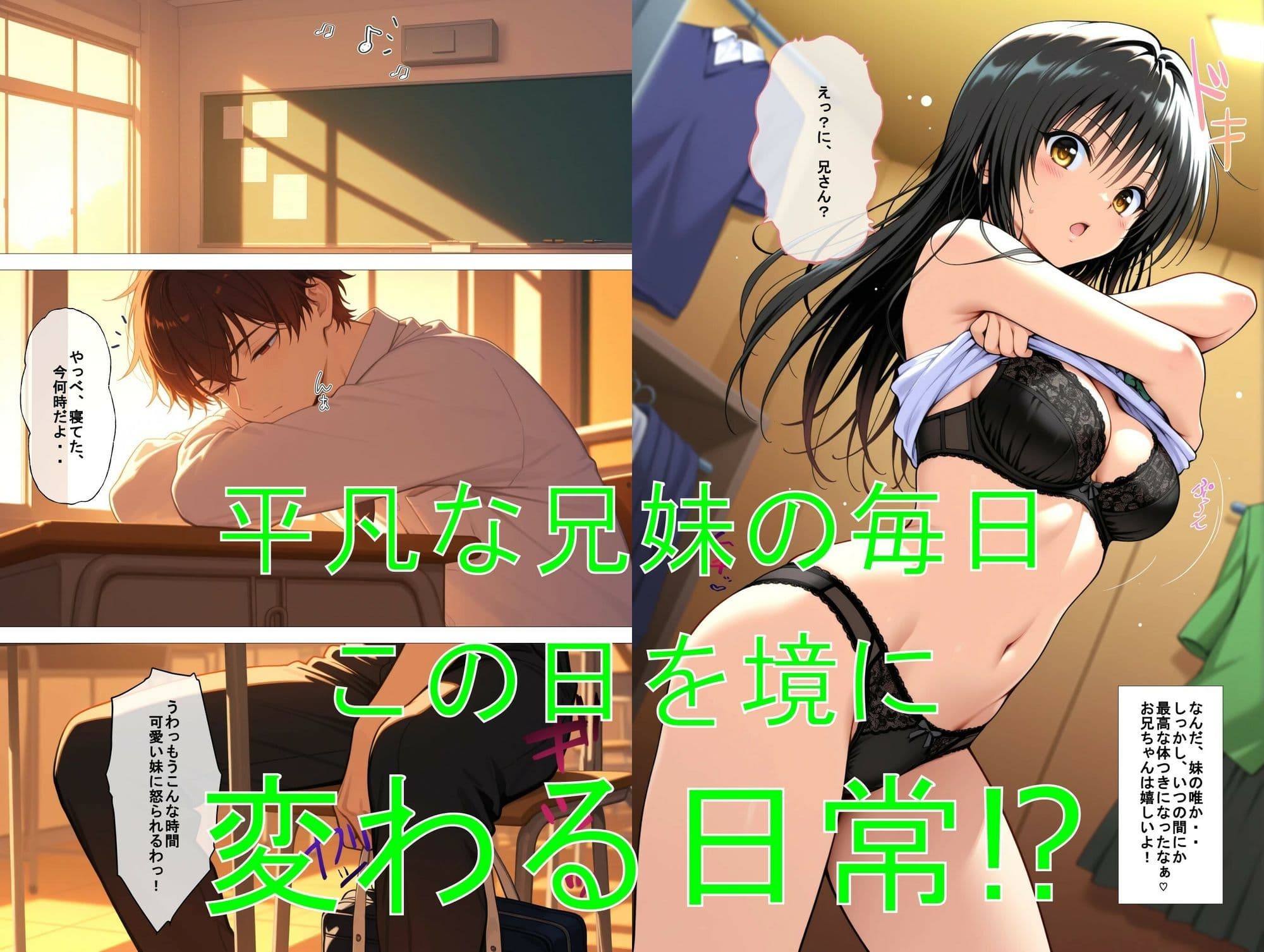 俺の妹は兄さん大好きっ娘でした！  意地の張り合いで妹と？相思相愛なんでラブラブになりました サンプル2