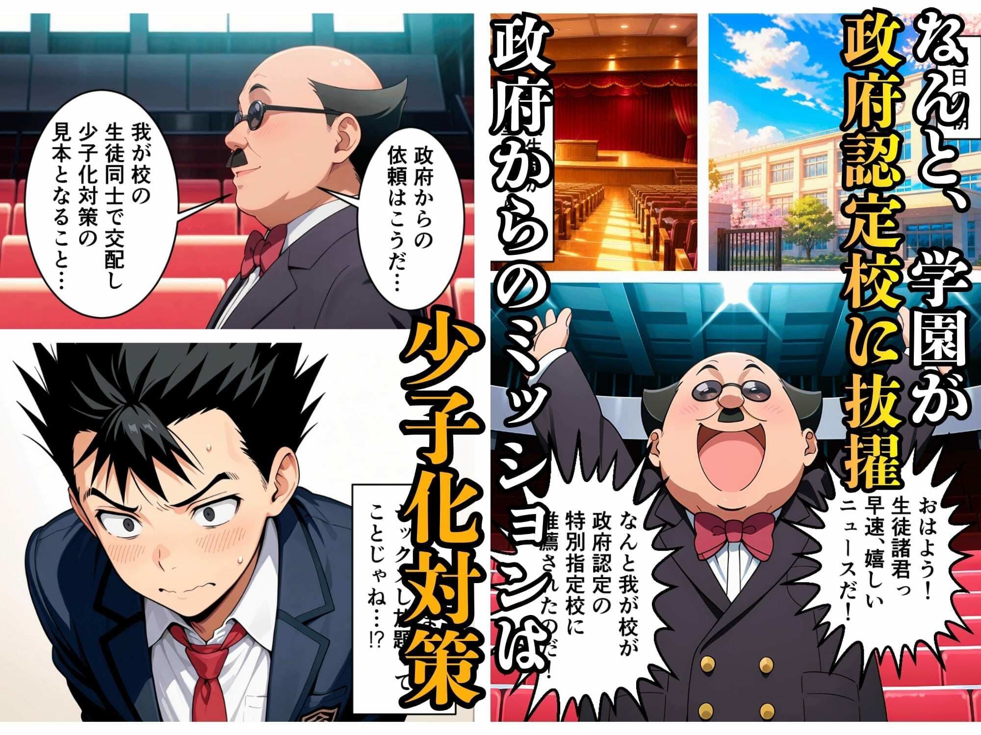 猿山が学園を支配しヒロインを蹂躙する話 サンプル3