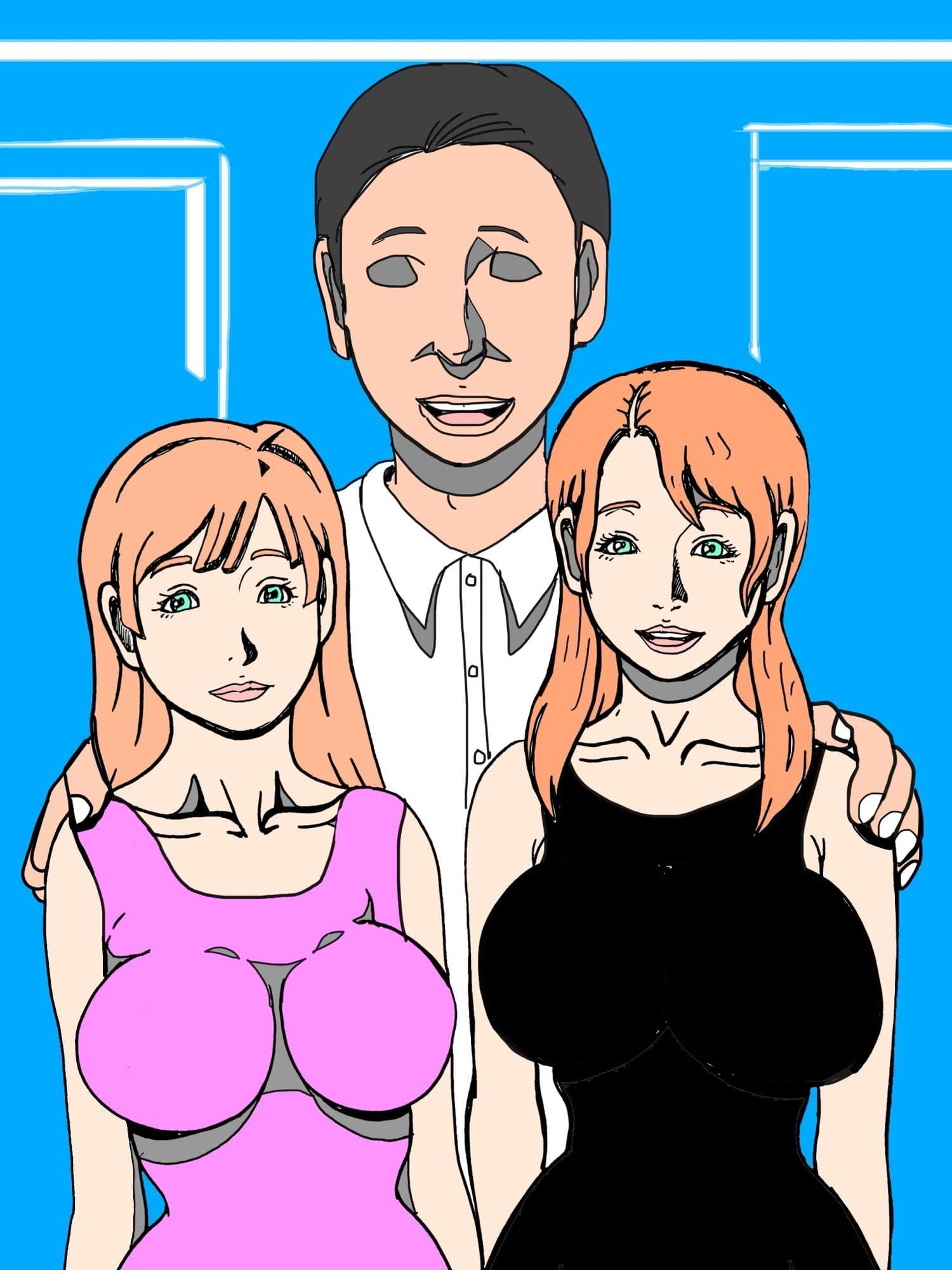 尊敬する上司の奥様と娘さんと交尾キメてます サンプル3