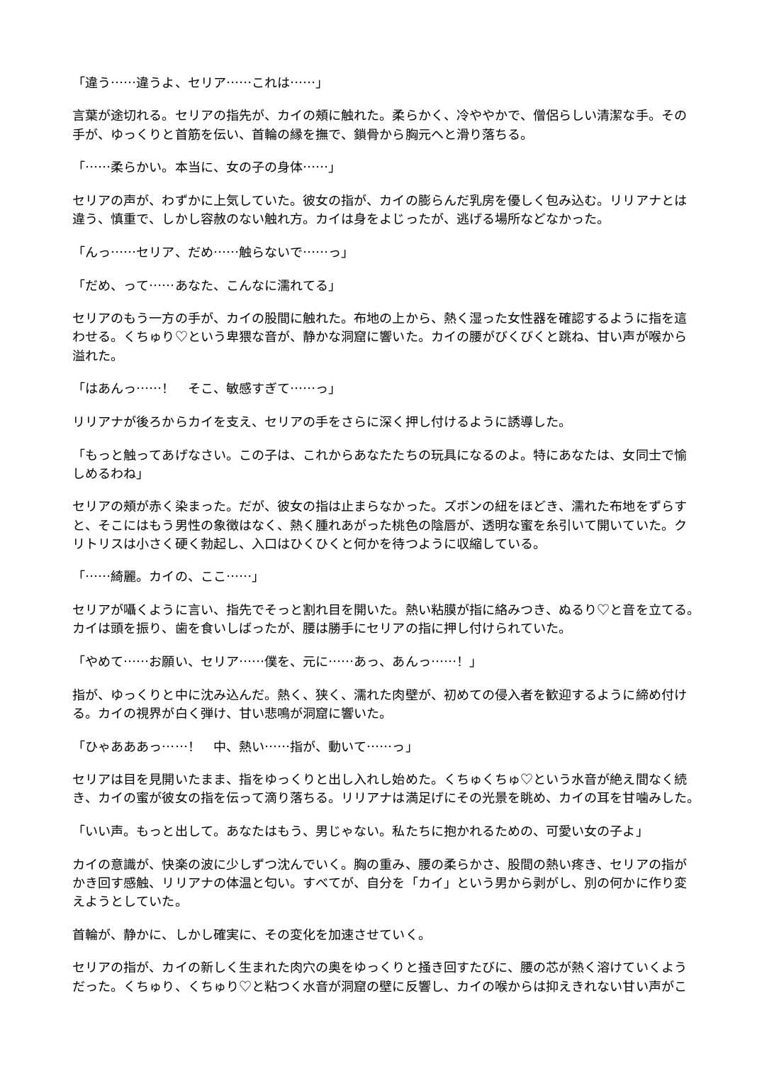 魔導士の首輪 〜強●女体化された冒険者は、元仲間の性処理玩具に堕ちる〜 サンプル3