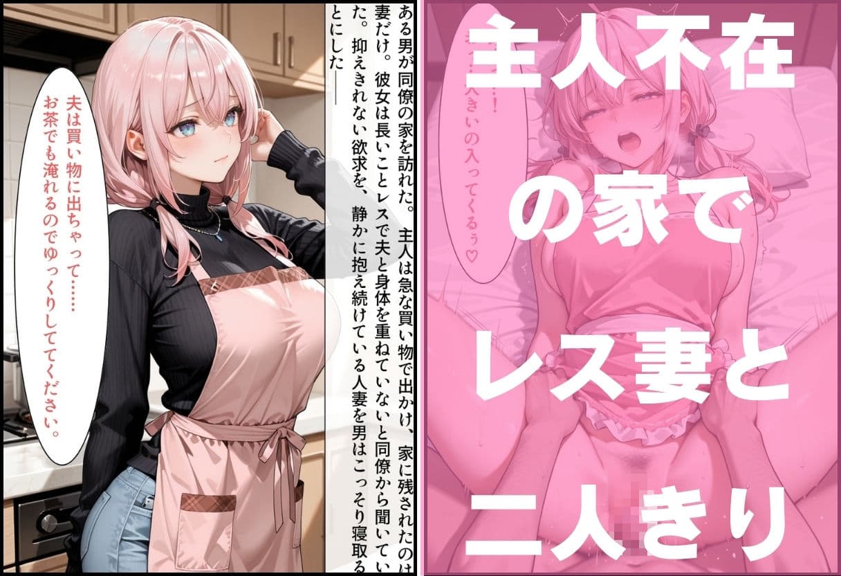 欲求不満レス人妻 夫の同僚にNTRされる話 〜夫不在 秘密の寝取られ中出し〜 サンプル1