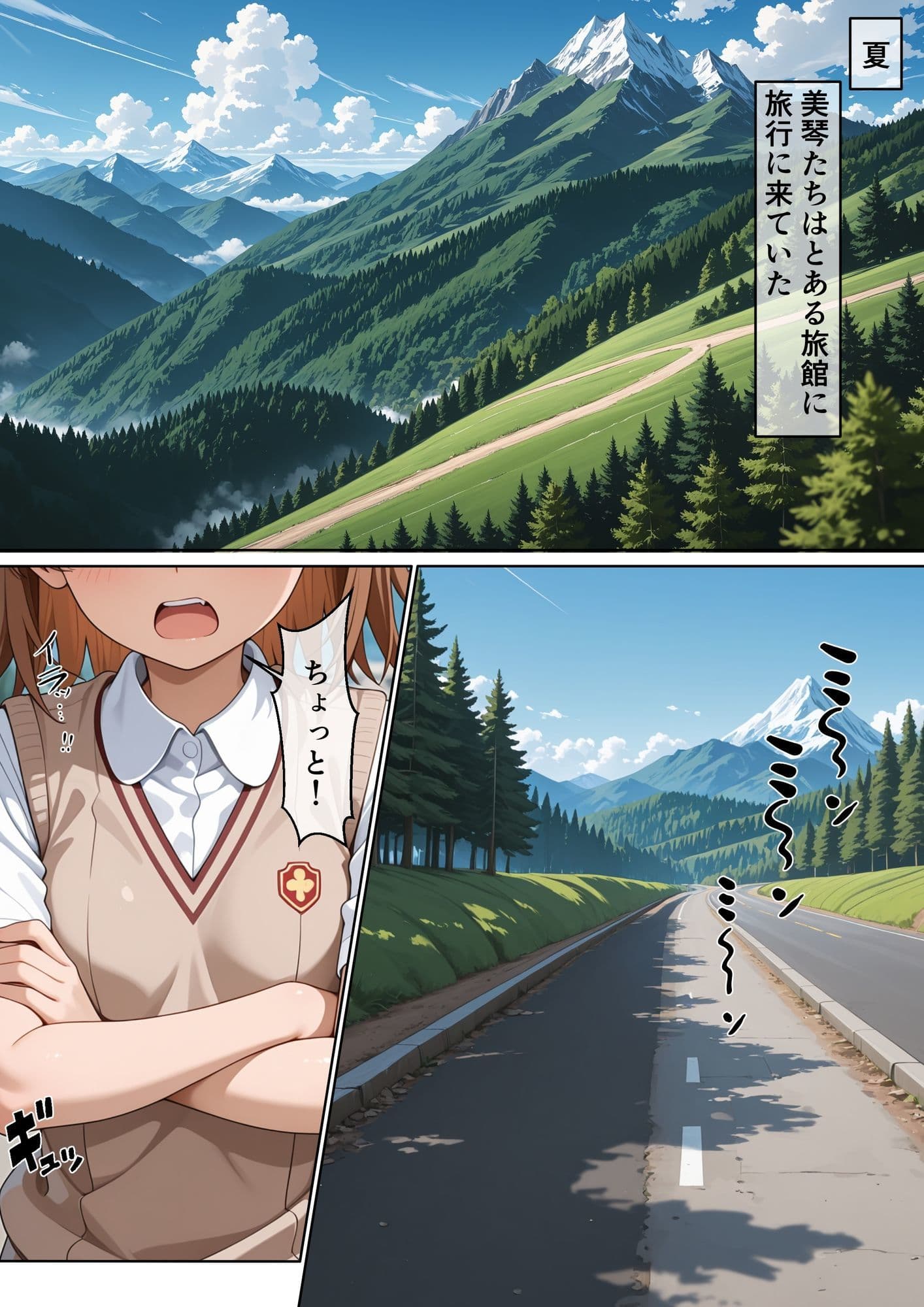 とある旅館の性交生活 催◯温泉旅館【とある科学◯超電磁砲編】 サンプル1