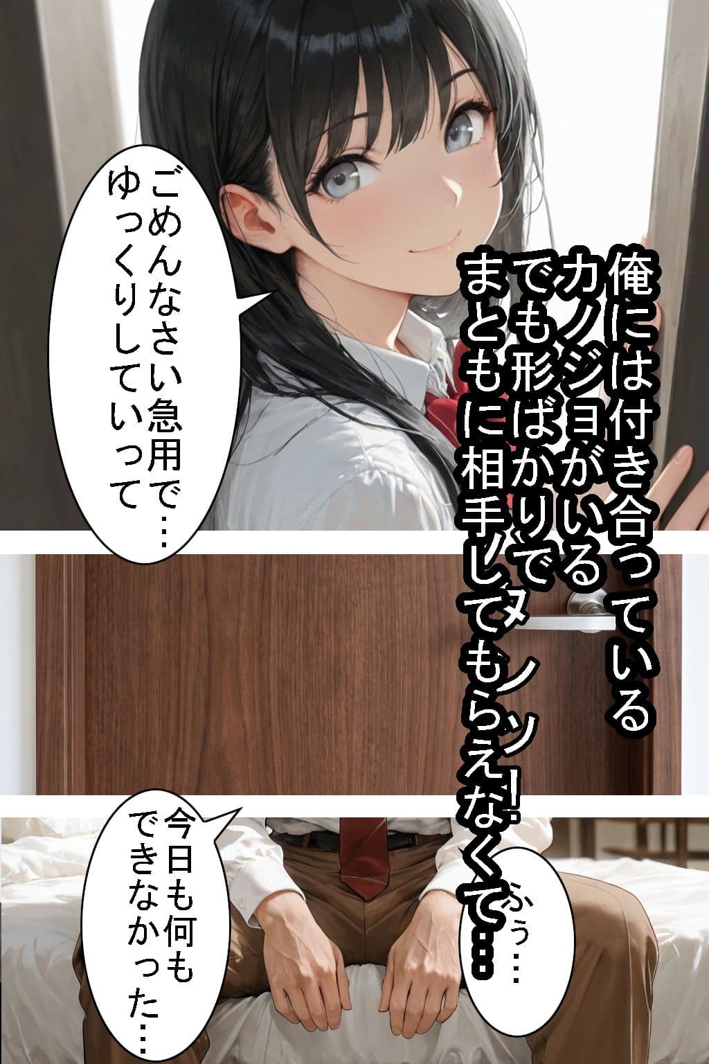 【制服】相手してくれないカノジョから、誘ってくれたその子の妹に乗りかえた話【征服えっち】 サンプル1
