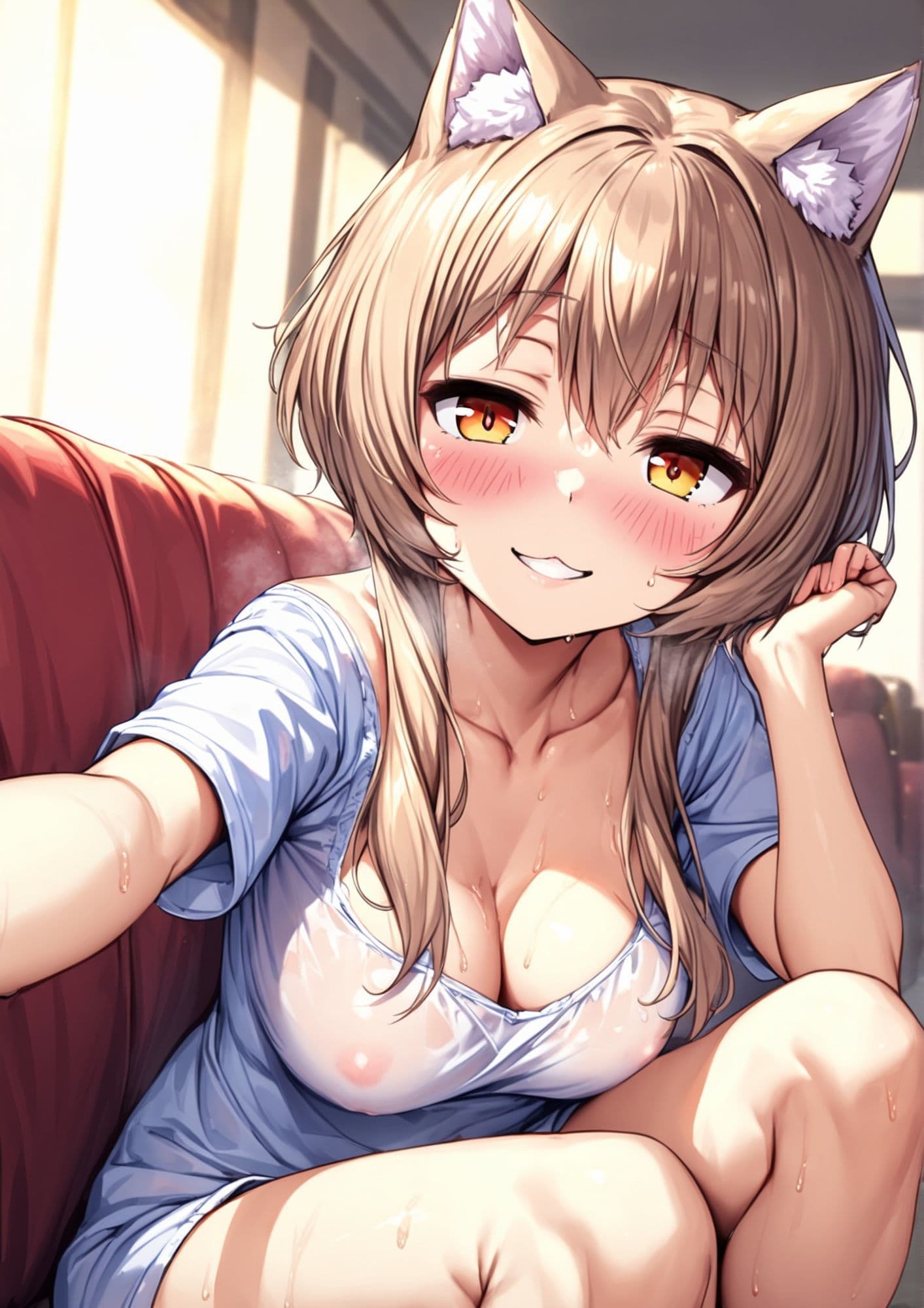 猫娘と自宅で新婚気分 サンプル6